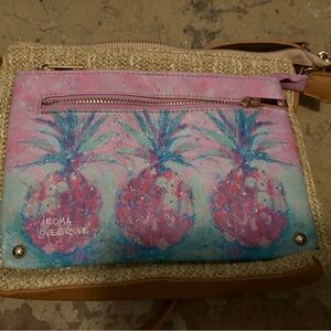 Pink Pineapple Print Women's Bag